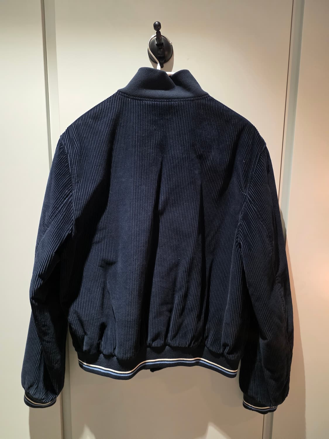 프라다 코듀로이 블루종 자켓 네이비 50 상품이미지2