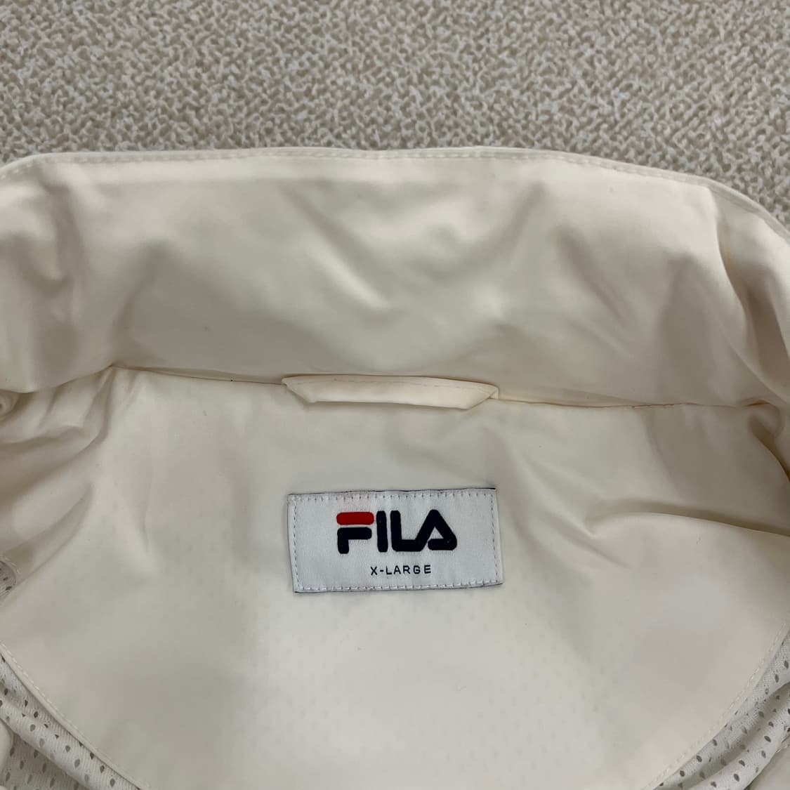 [XL] 휠라 배색 바람막이 윈트브레이커 집업 자켓 0112M1 상품이미지2