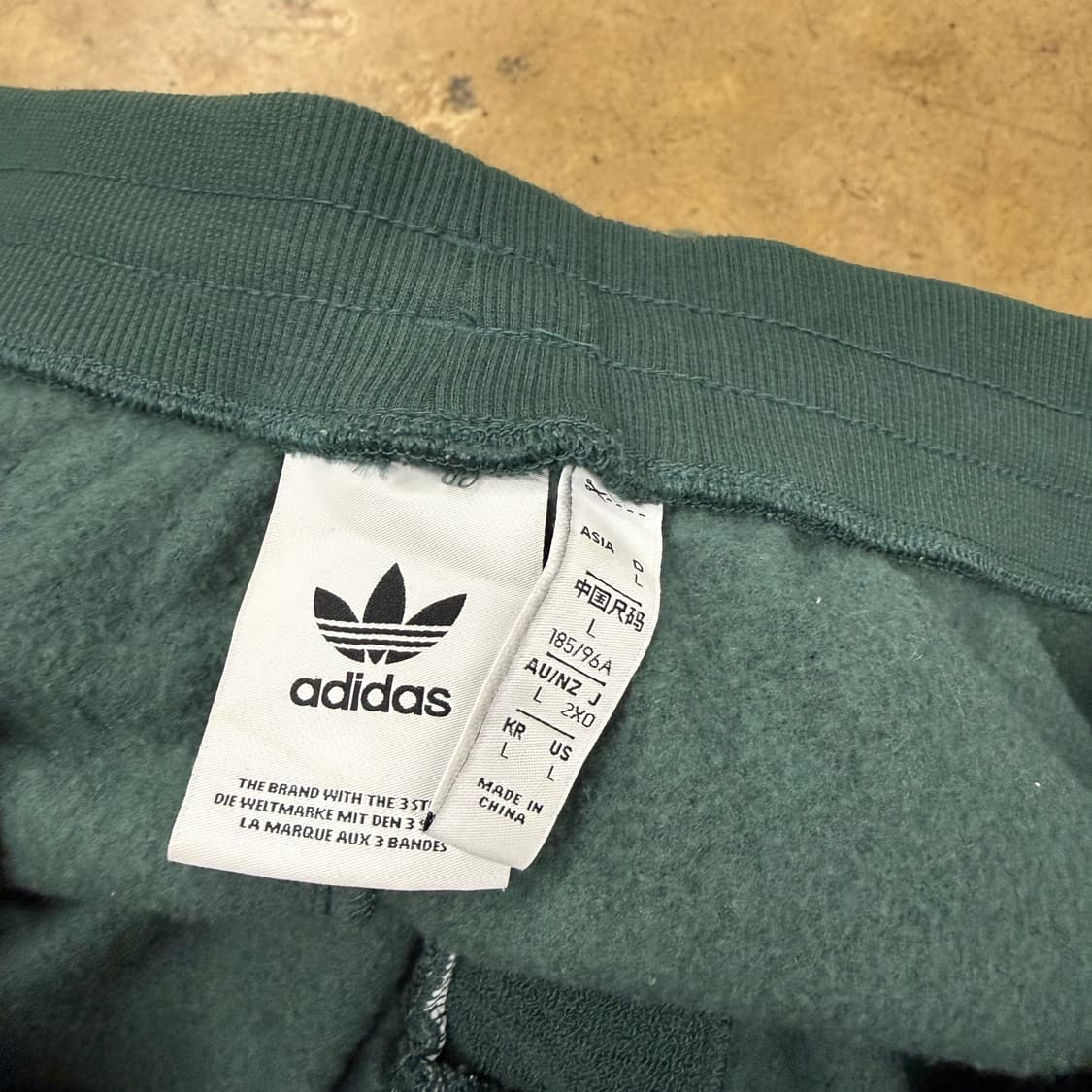 아디다스 부클 딥 그린 져지 트레이닝 팬츠 셋업  상품이미지10