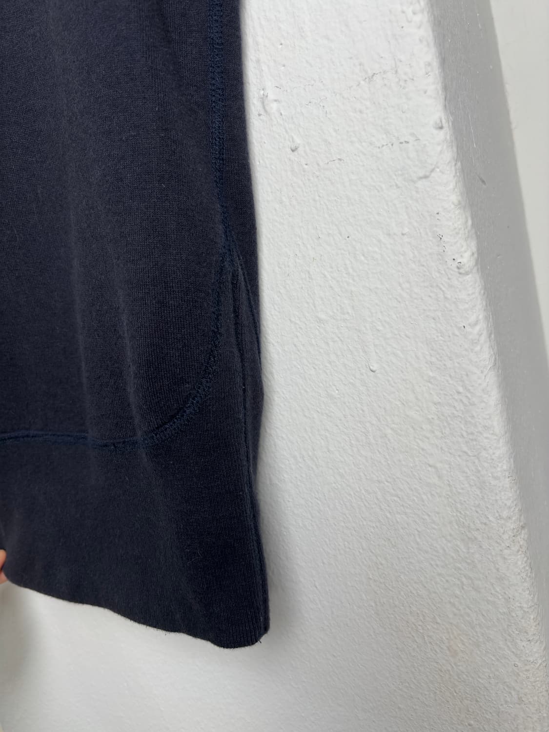 HYKE Navy Sweat T-shirt 상품이미지3