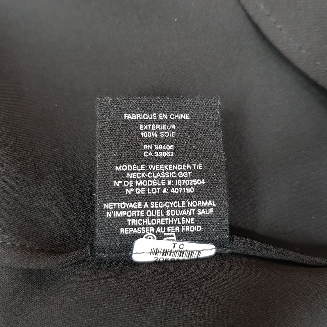 띠어리 Theory  실크 타이넥 블라우스 S사이즈 상품이미지8