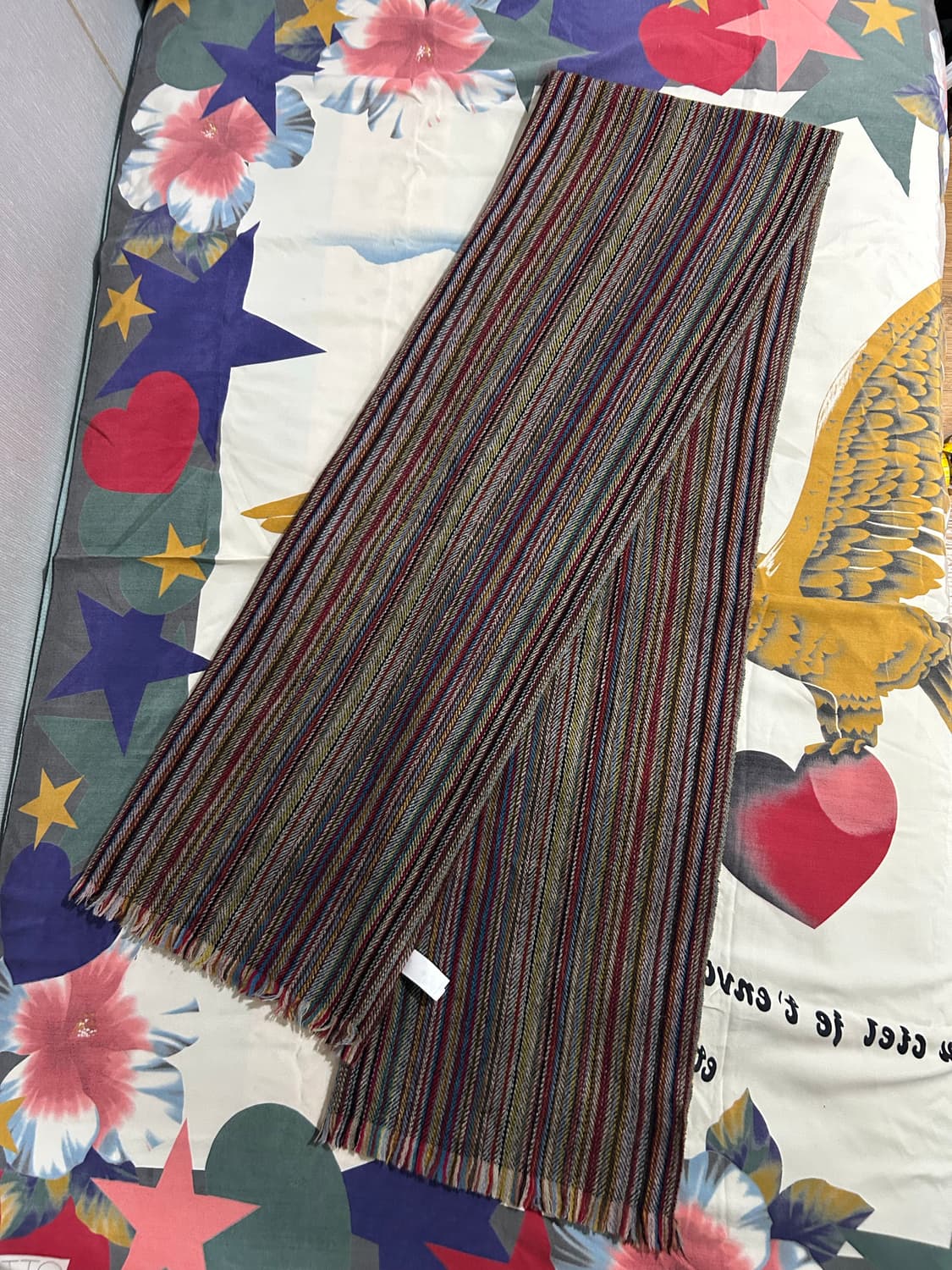 폴 스미스 램스울 스트라이프 머플러 상품이미지2