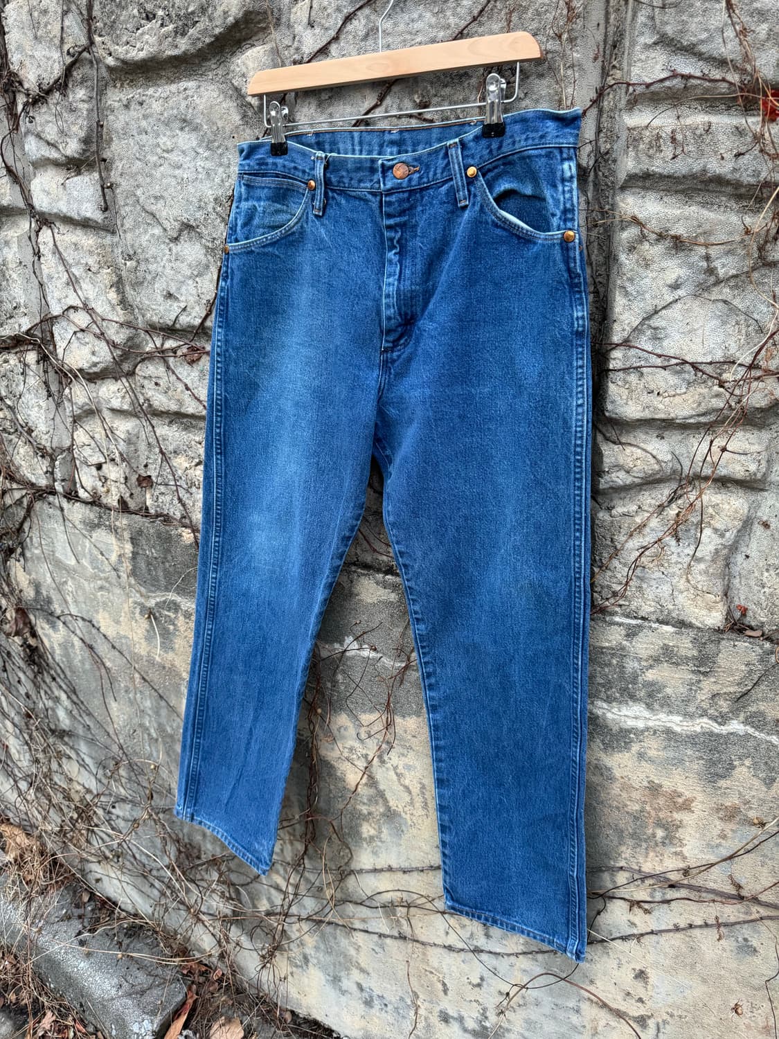 90s 랭글러 usa 빈티지 13mwz 카우보이컷 웨스턴 데님 팬츠 상품이미지3