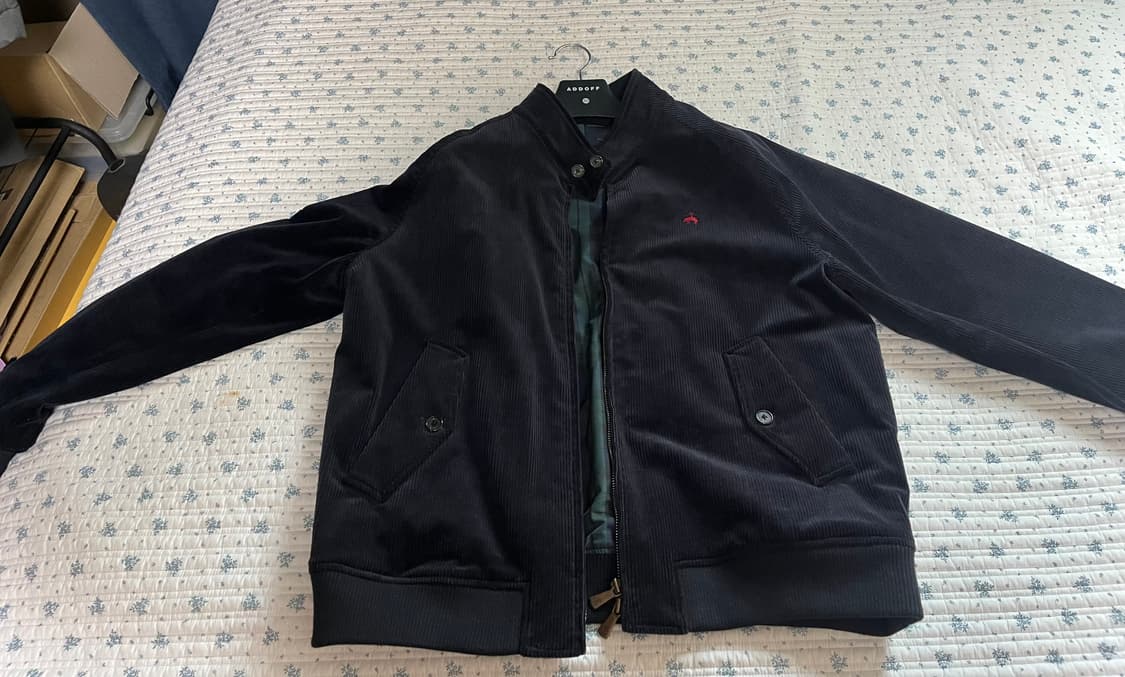 브룩스브라더스 코듀로이 헤링턴 점퍼(네이비) XL 상품이미지6