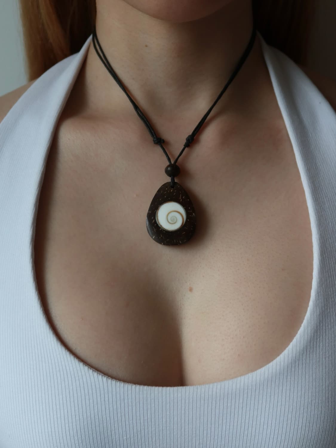 shell spiral necklace 상품이미지1