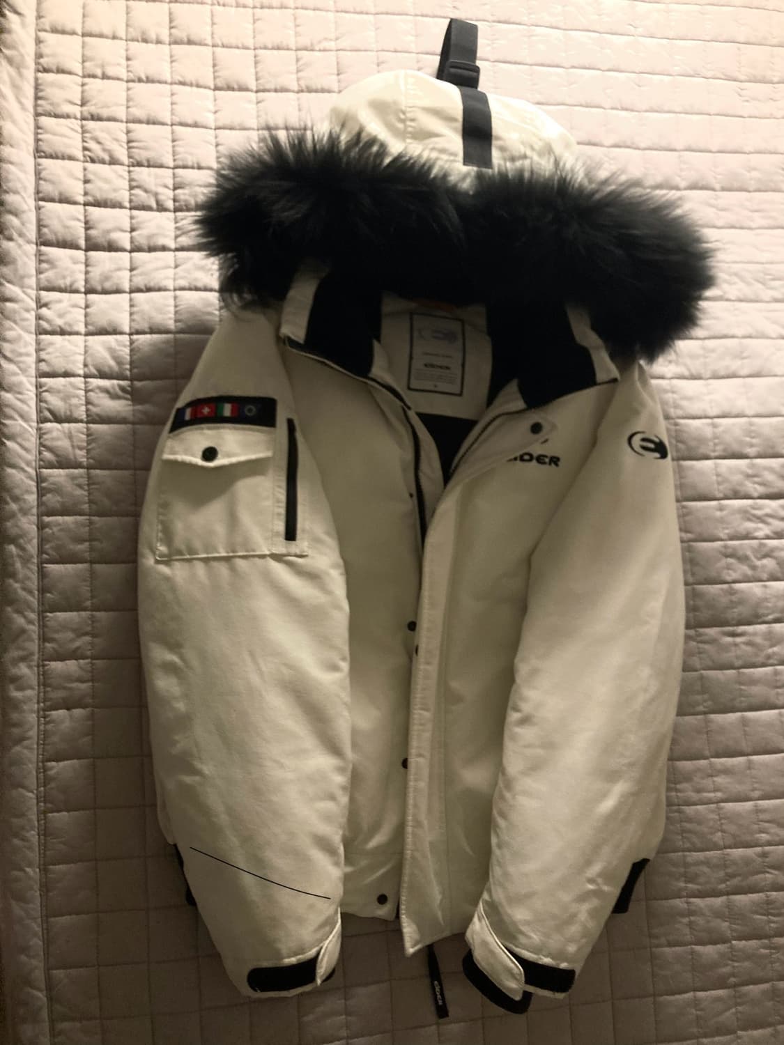 아이더 패딩 화이트 M 남여공용 상품이미지2