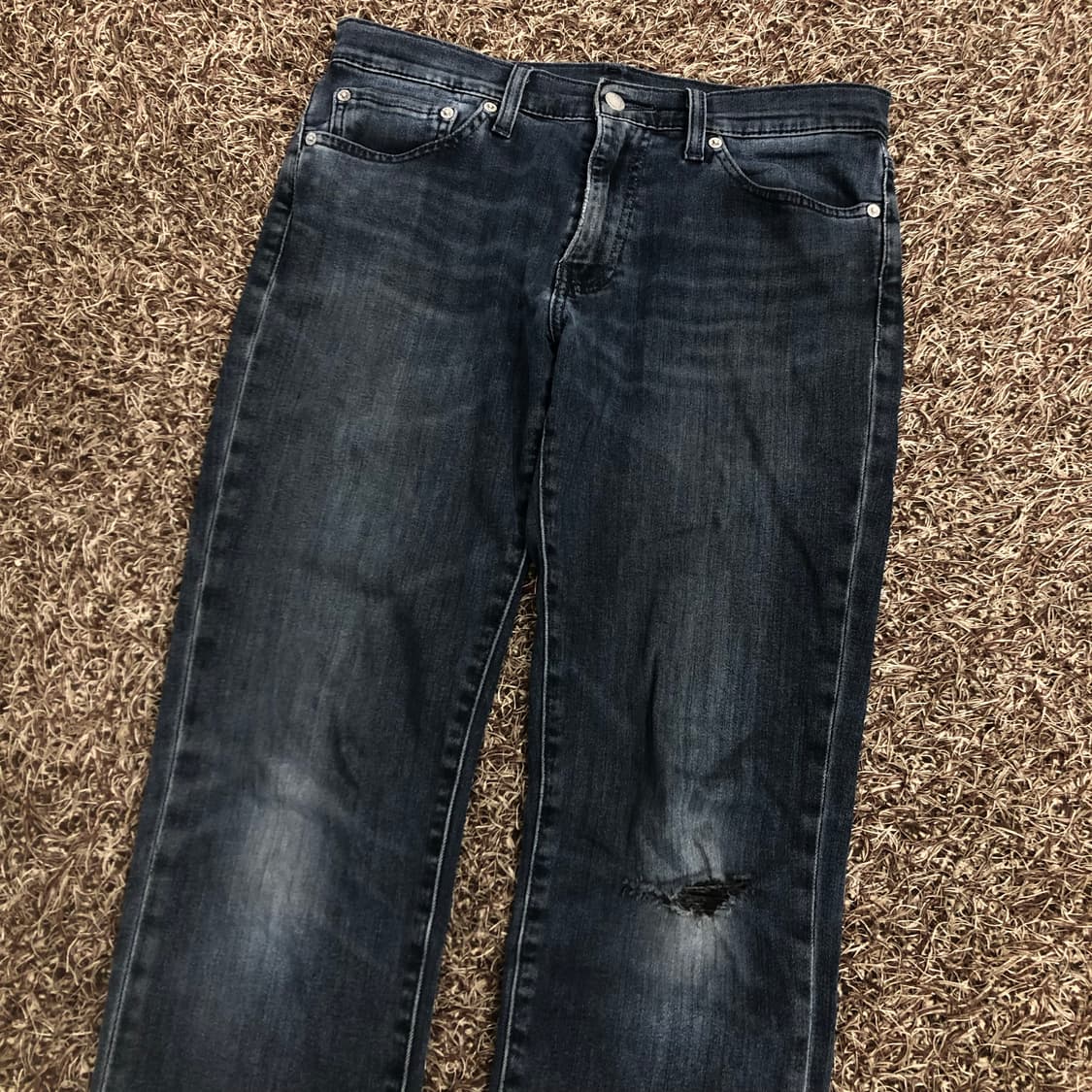 리바이스 빅E 프리미엄 디스 워싱 데님팬츠 상품이미지2