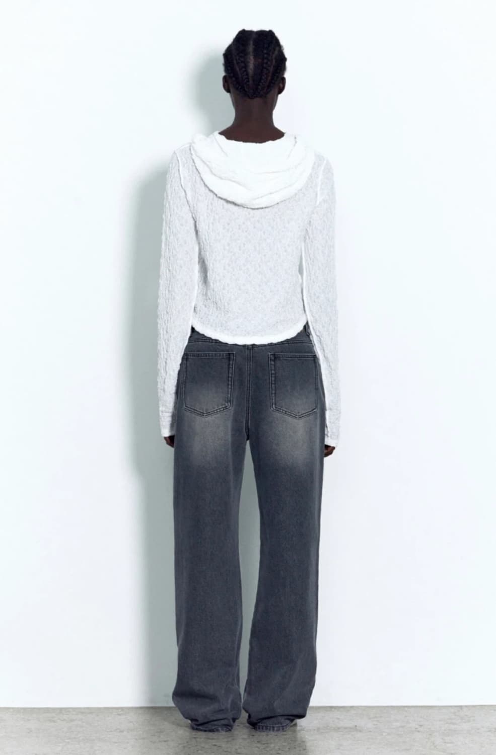 인사일런스우먼 스터드 데님 팬츠 상품이미지2