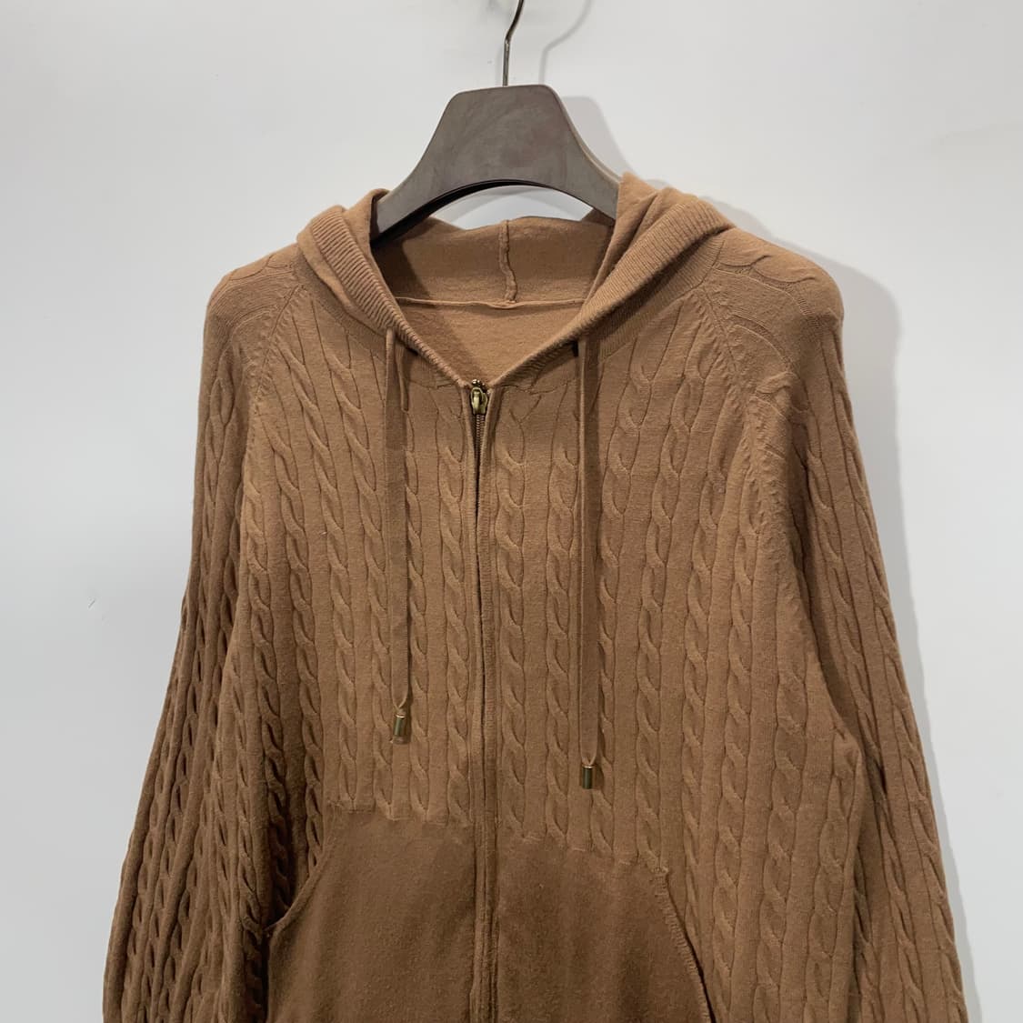 조르쥬레쉬 비스코스 50 니트 후드집업 상품이미지2