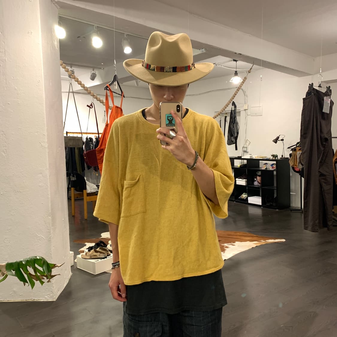 캐피탈 크롭 오버사이즈 티셔츠 상품이미지4