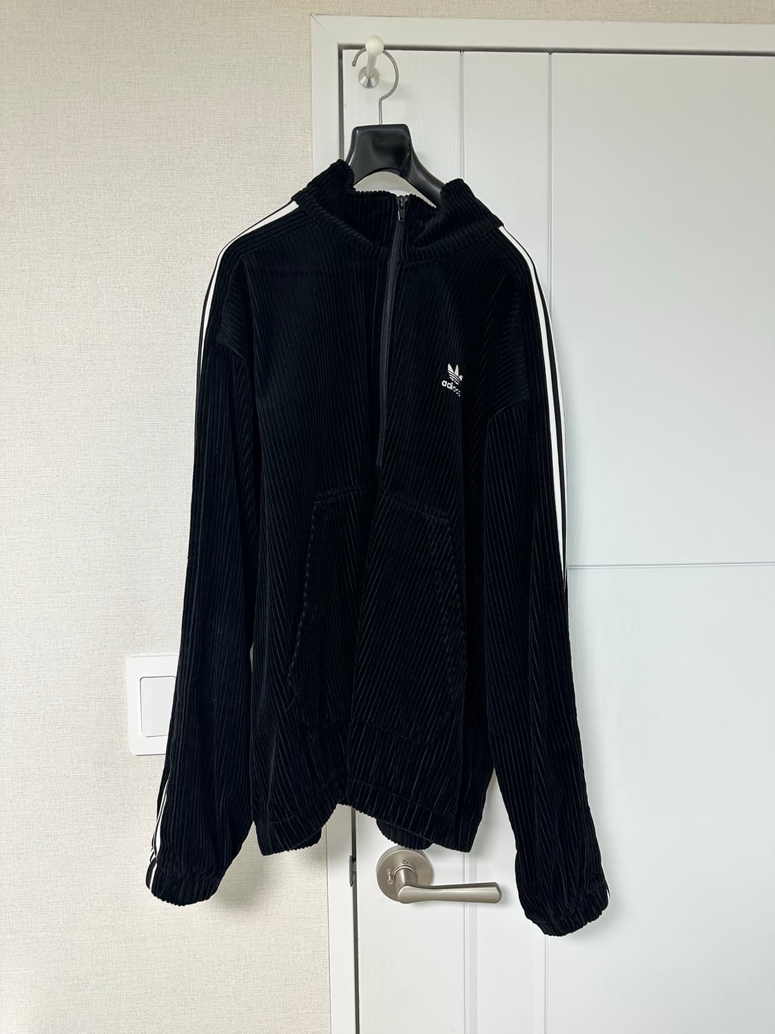 아디다스 코듀로이 하프집업, 바지 셋업 상품이미지1