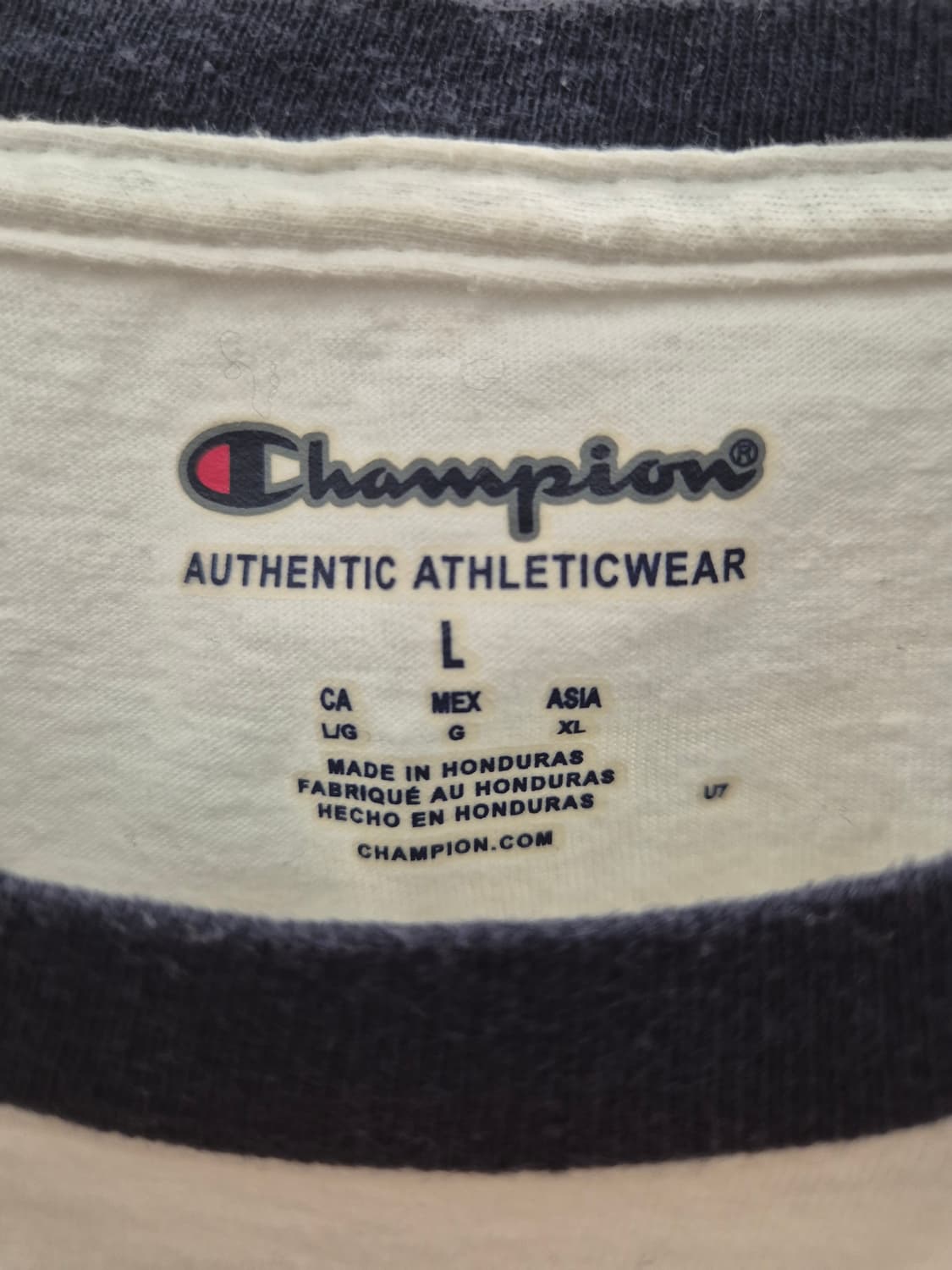 챔피언 반팔 화이트 L 상품이미지6