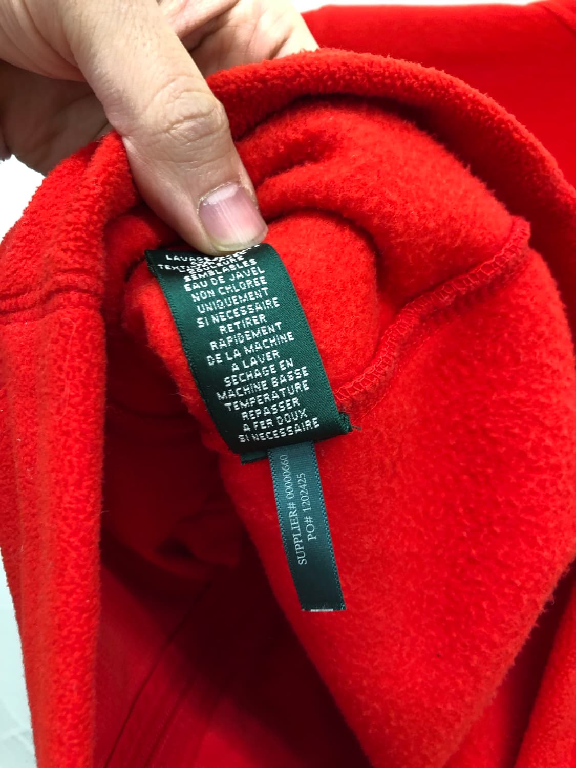 폴로 여성용 플리스 상품이미지5