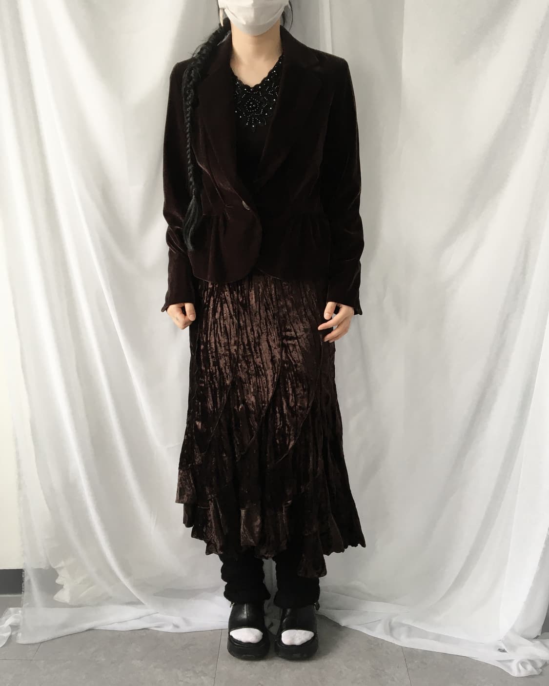Velvet jacket 상품이미지5