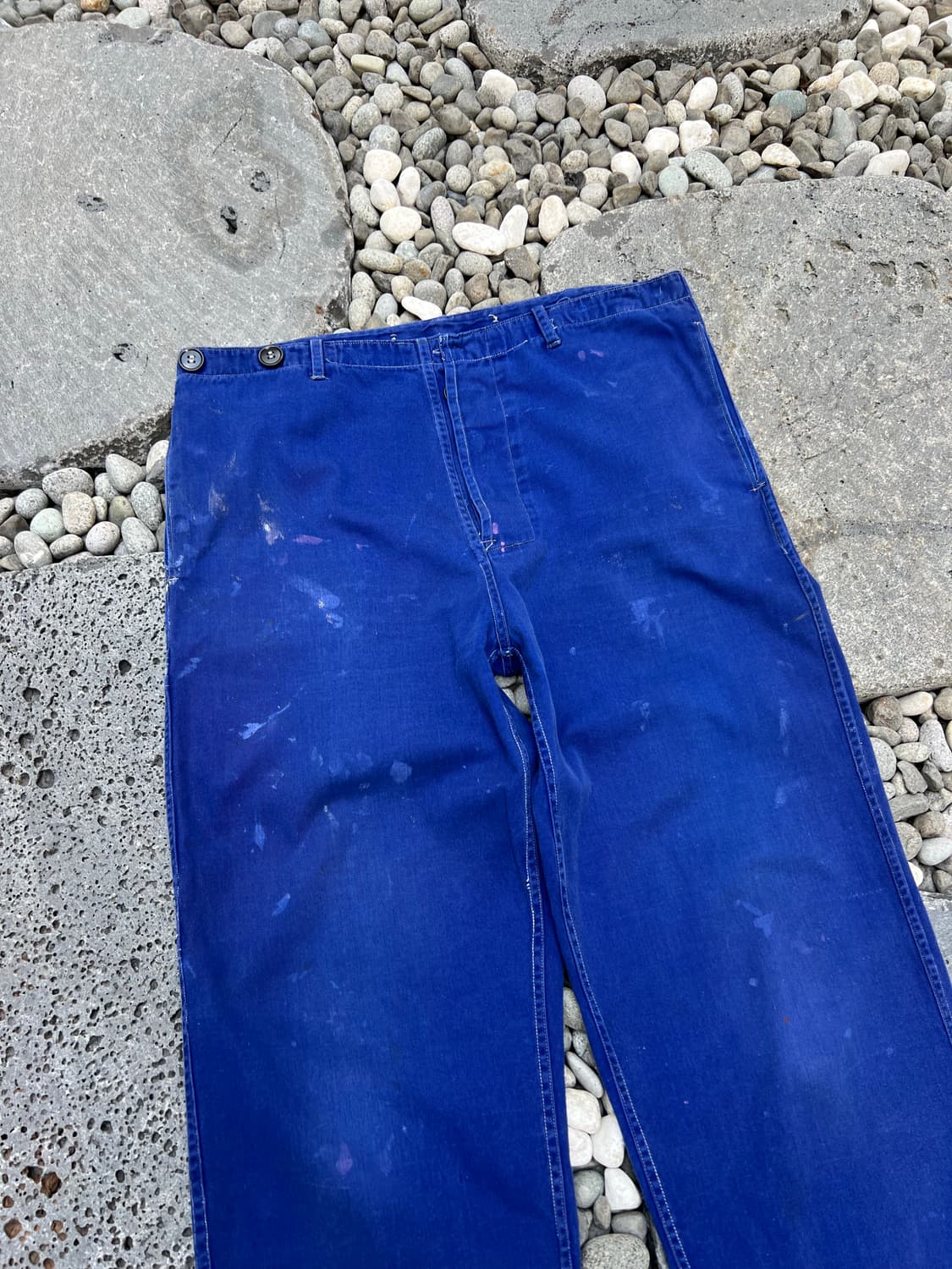 (34인치) OLD VINTAGE FADED BLUE 프렌치워크팬츠 상품이미지6
