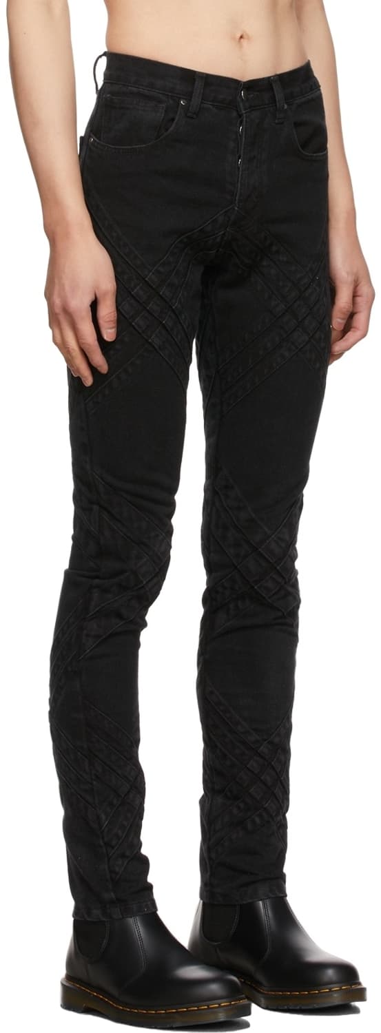 Stefan cooke 스테판 쿡 심디테일 진 블랙 S 상품이미지5