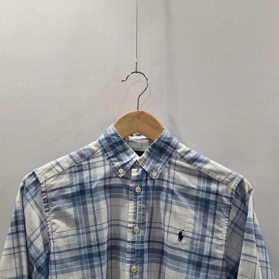폴로랄프로렌 키즈 버튼다운 체크셔츠 M/10/12 상품이미지2