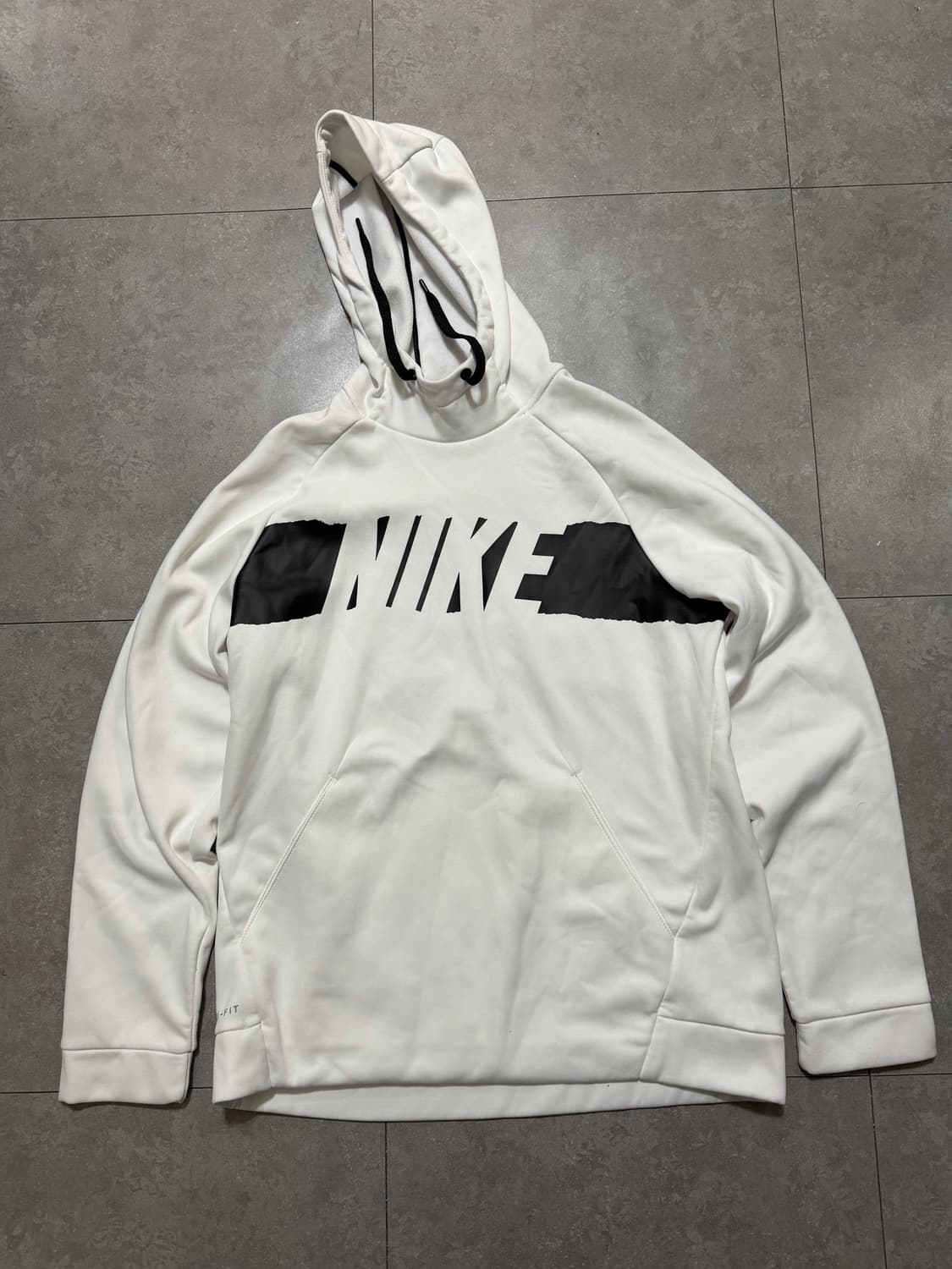 나이키  화이트  스우시 스웻 후디 95 size   상품이미지1