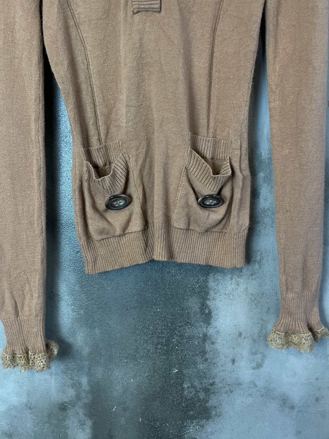 D&G 5 버튼 니트 상품이미지4