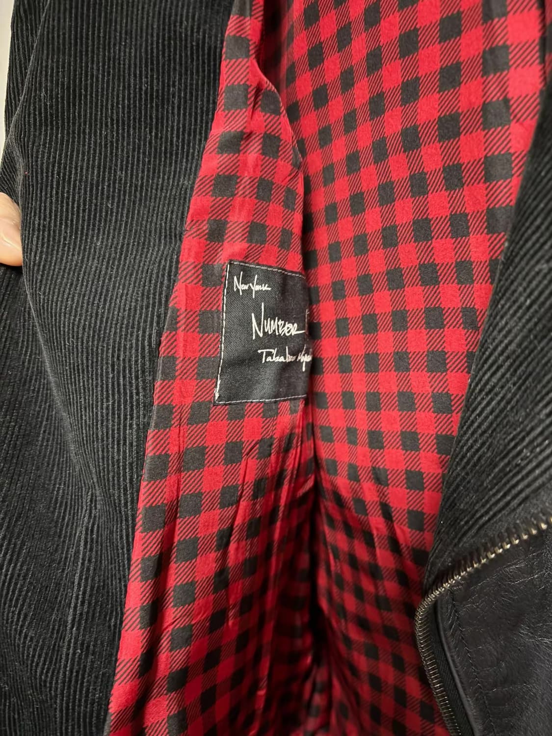 넘버나인 05ss “Night Crawler” 레더 베스트 상품이미지3