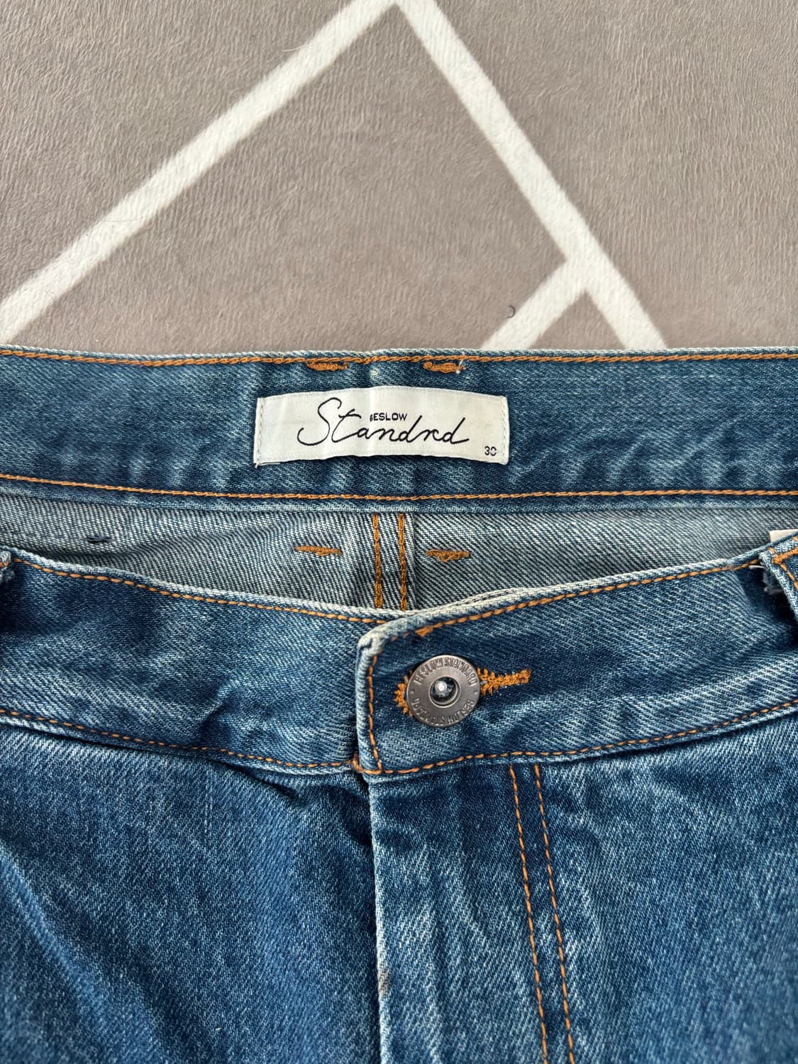 비슬로우 중청 30 콘밀 데님 상품이미지2