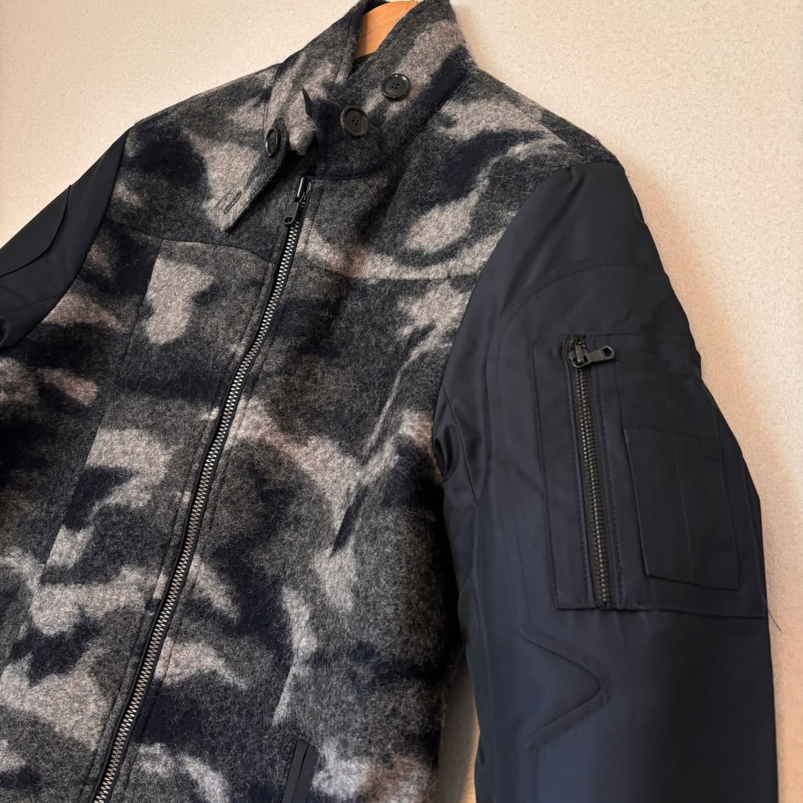 탑기어 캐주얼 카모 코트 투톤 100  상품이미지3