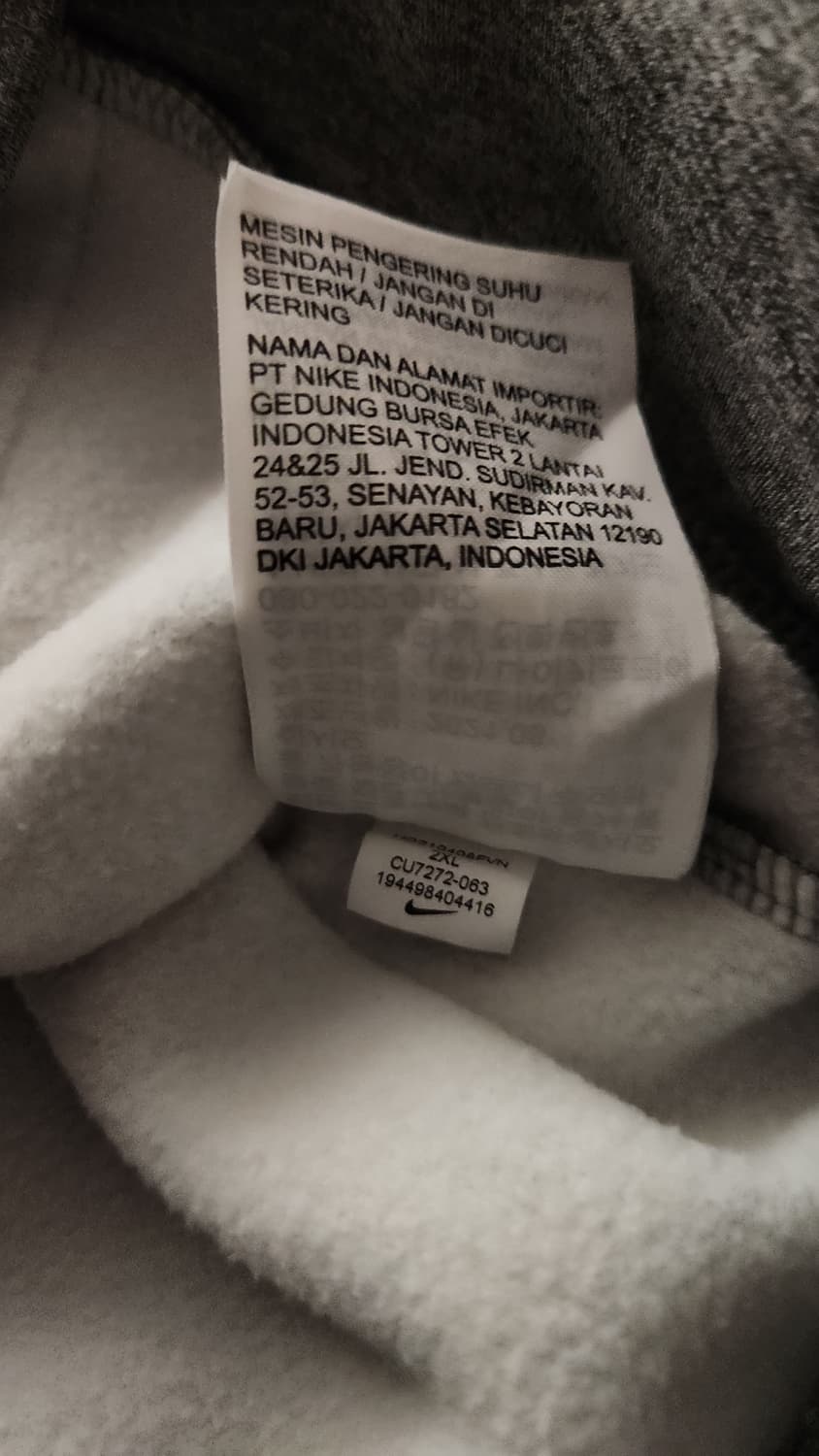 나이키 Therma-FIT 맨투맨 XXL 회색 상품이미지5