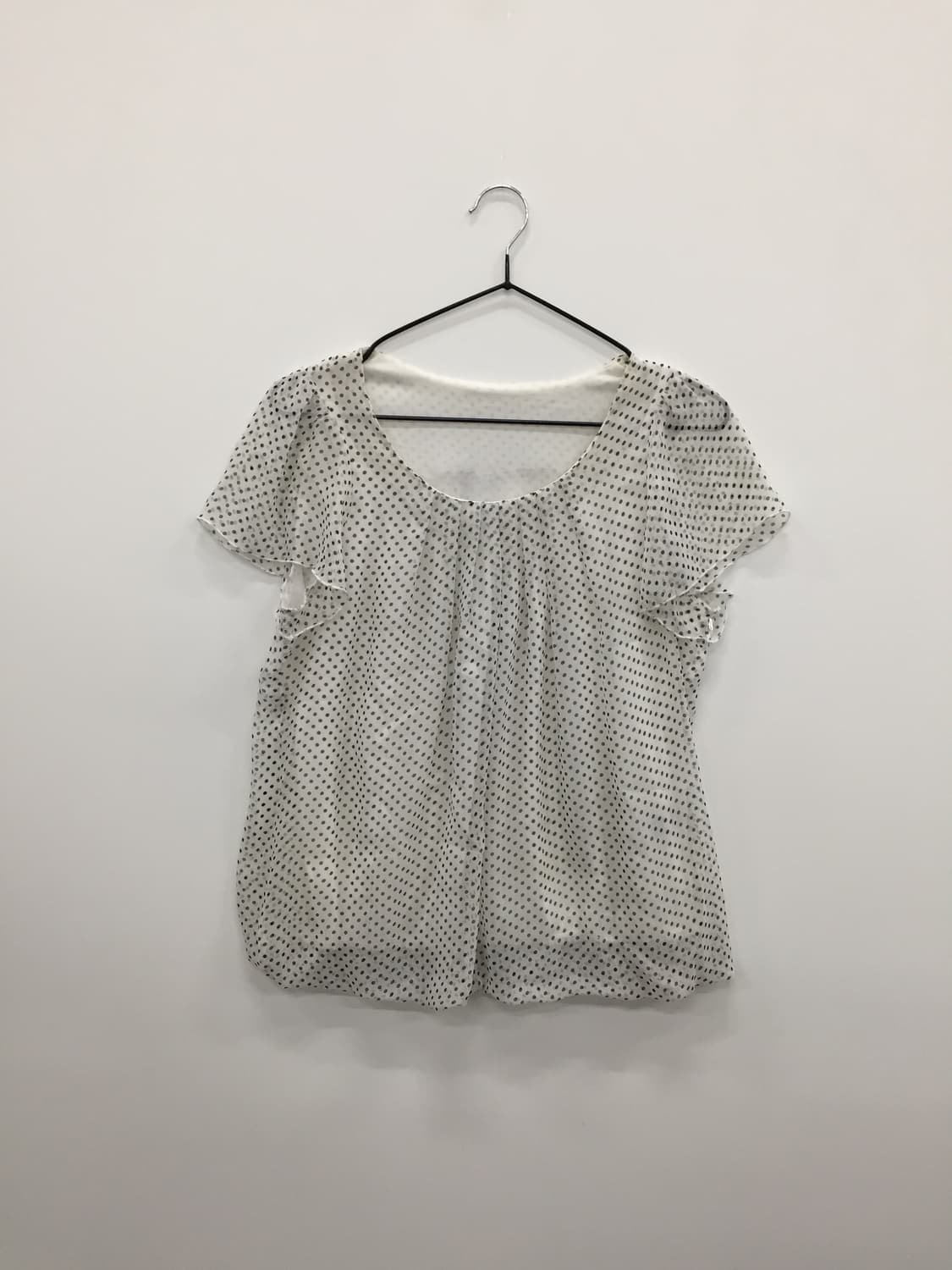 Jpn Dot Sheer Blouse 상품이미지3