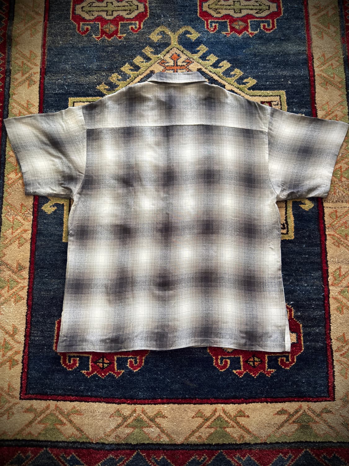 CalTop made in USA 쉐도우 옴브레 체크셔츠 상품이미지2