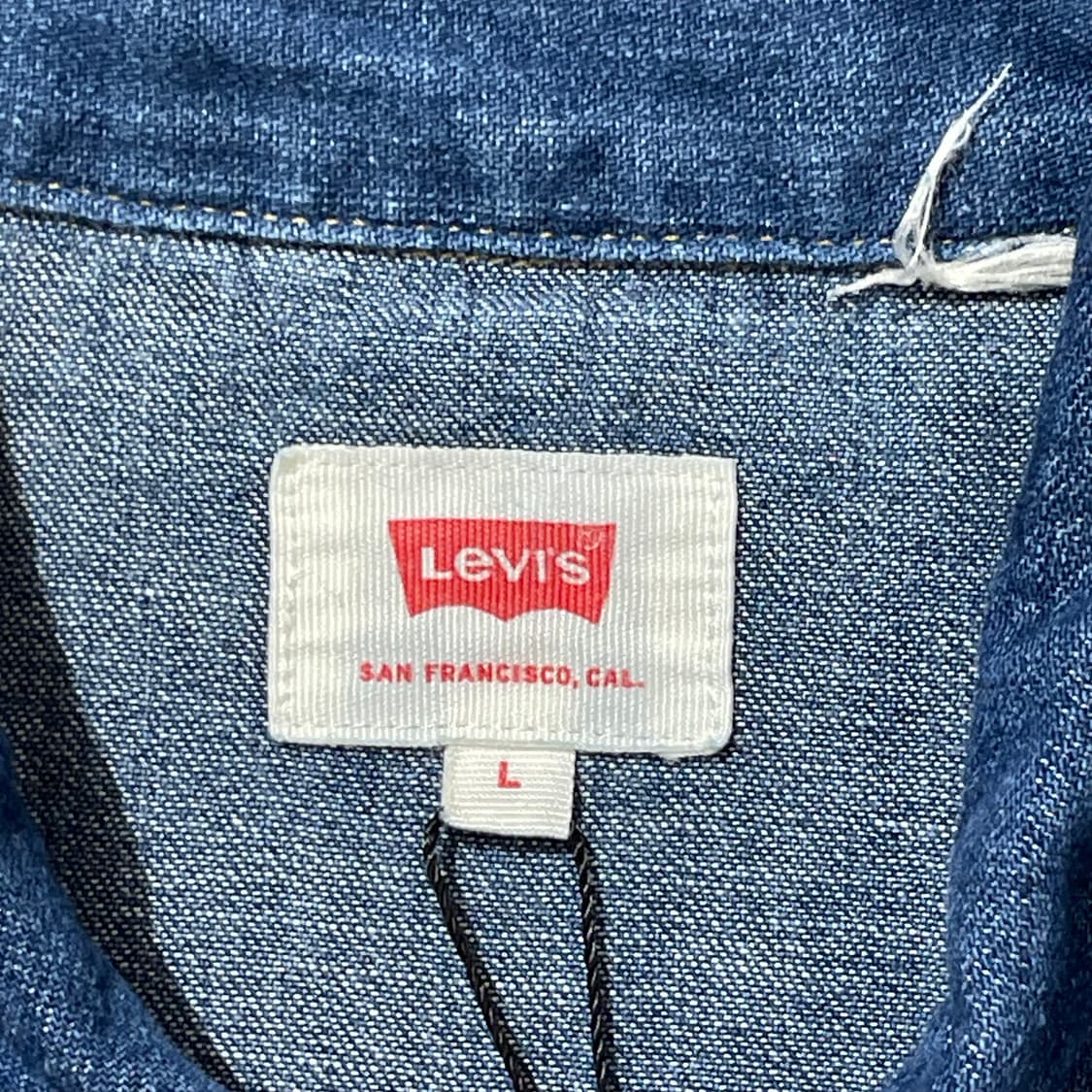 (L) Levi's 리바이스 코튼 데님 셔츠 상품이미지6