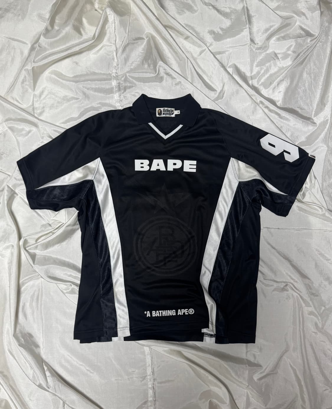 BAPE Multi Logo Relaxed Fit Soccer Jerse 상품이미지1