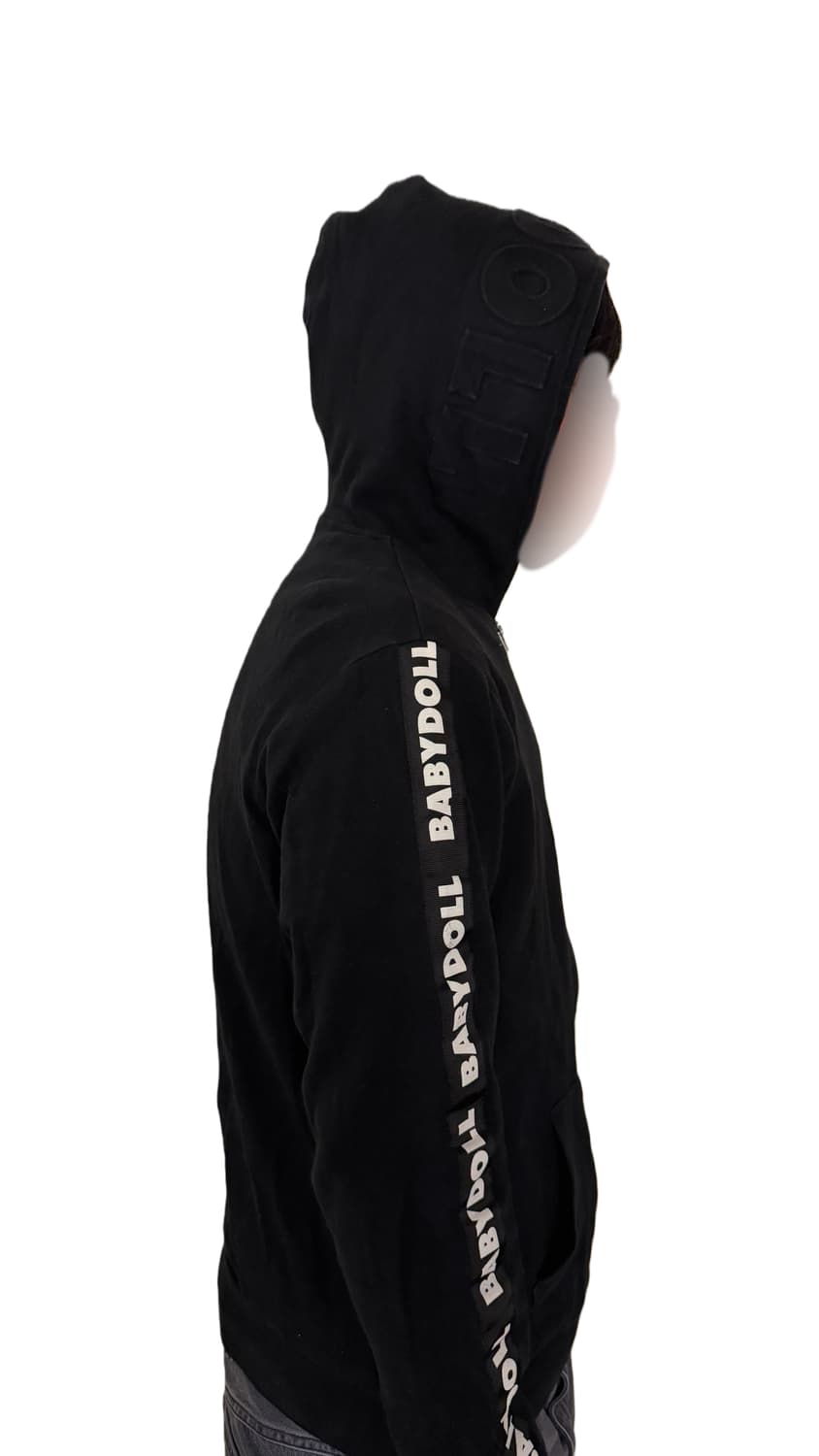 BabyDoll 베이비돌 블랙 후드집업 갸루/핀터/Y2k깔 상품이미지6