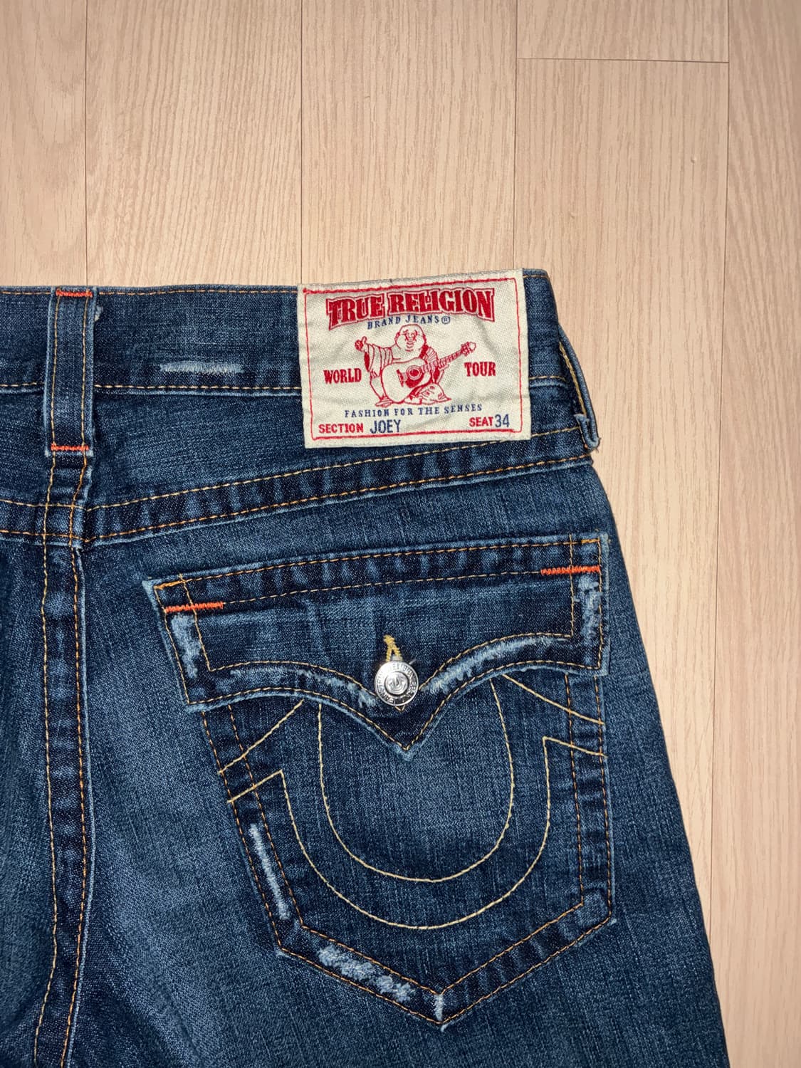 트루릴리전 조이 워싱 부츠컷 데님 y2k 상품이미지9