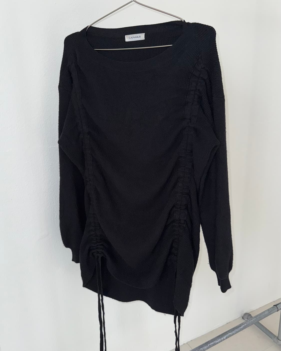 빈티지 셔링 니트 상품이미지4