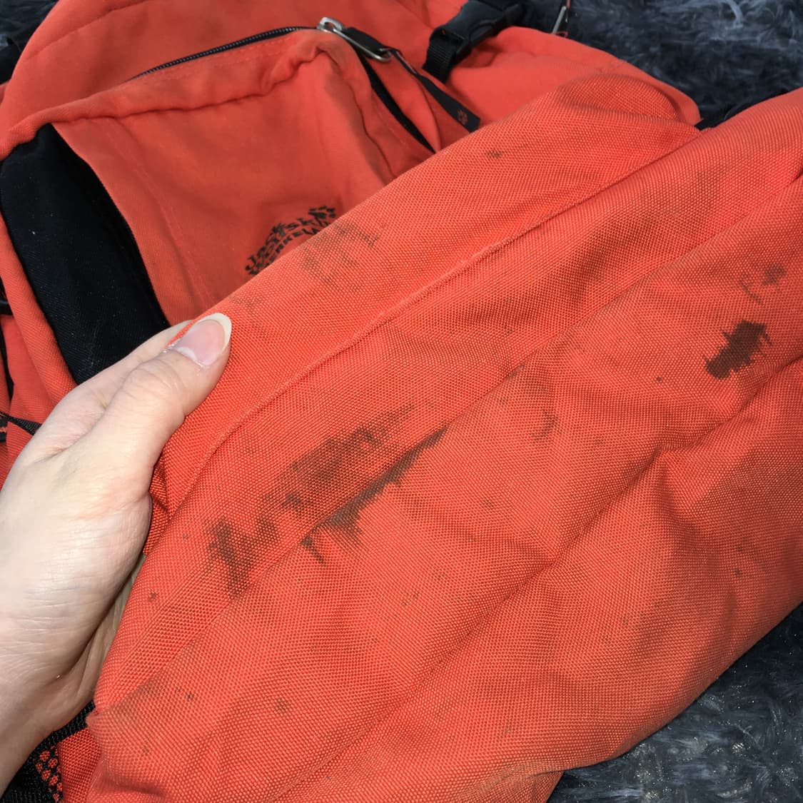 투티/0381 JACK WOLFSKIN BERKELEY 백팩 가방 오렌지 상품이미지10