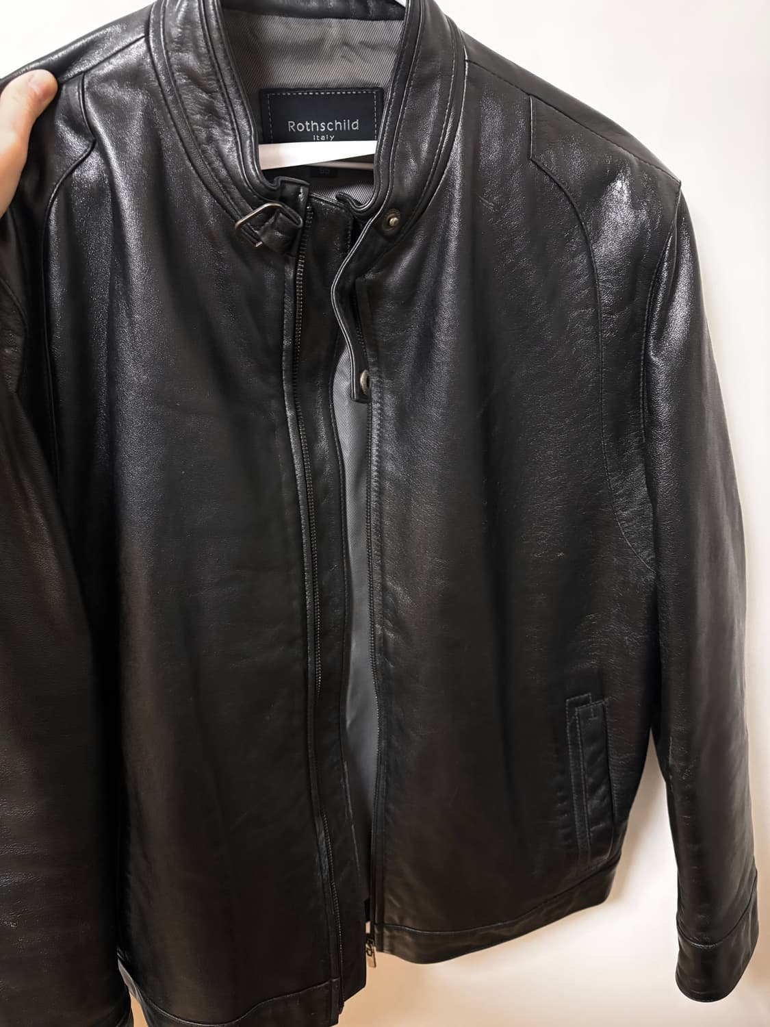 블랙 양가죽 레더자켓 가죽자켓 상품이미지4