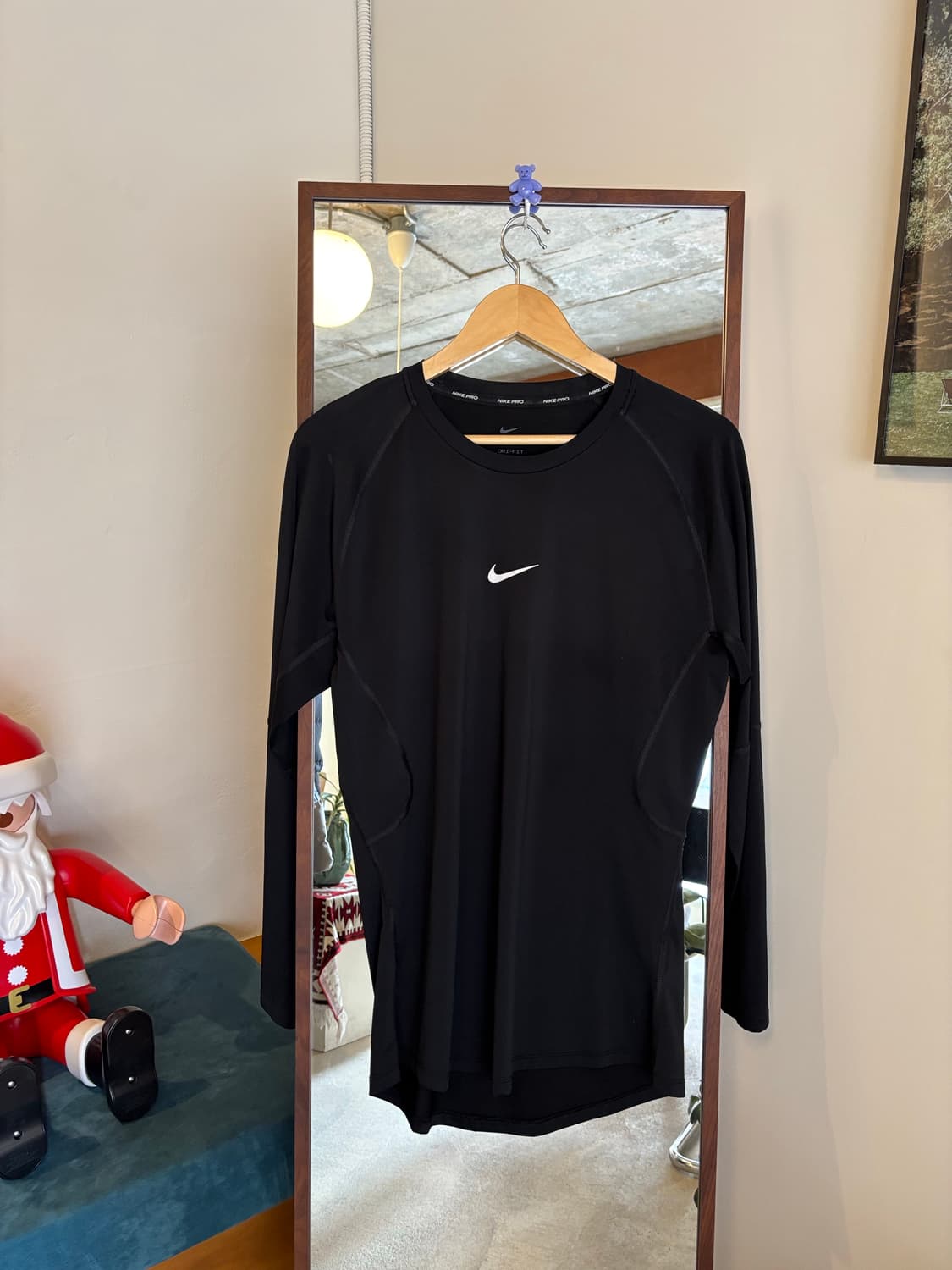 나이키 프로 긴팔 블랙 드라이핏 상품이미지2