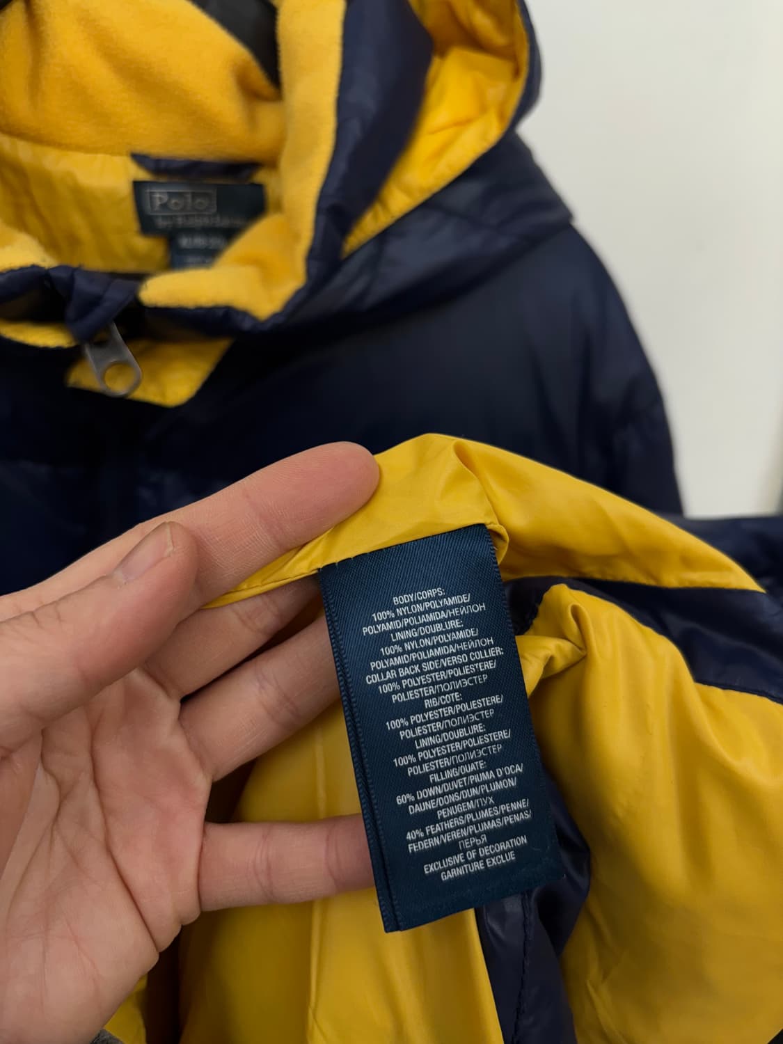 폴로랄프로렌 후드탈착 다운패딩 상품이미지8