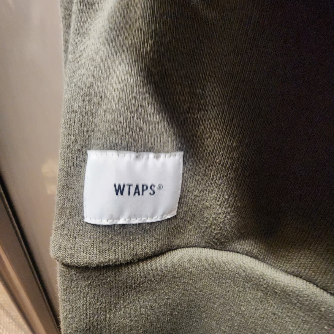 더블탭스 wtaps 스웻 맨투맨 올리브 상품이미지2