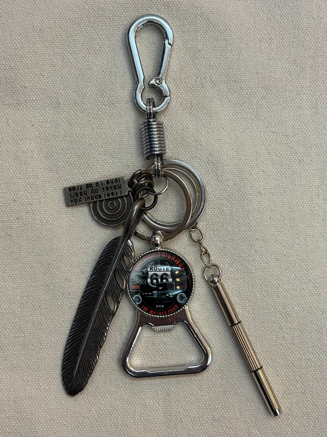 Route 66 빈티지 멀티 키링 상품이미지2