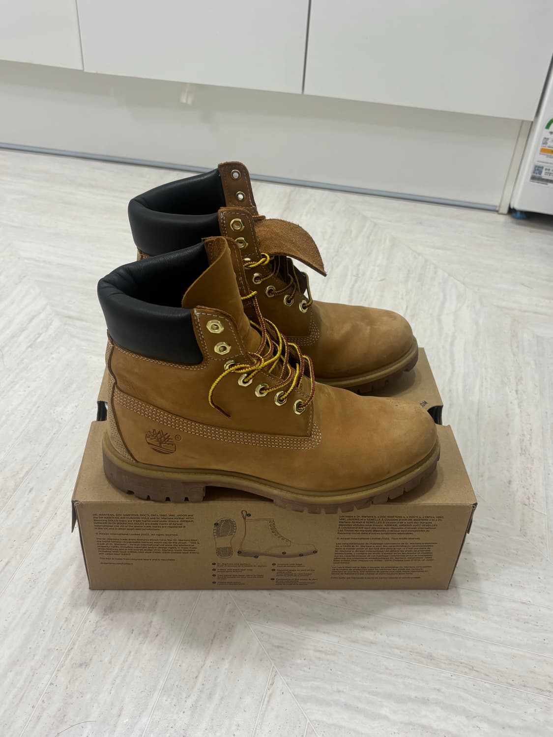 팀버랜드 6인치 260 실착1회 상품이미지2