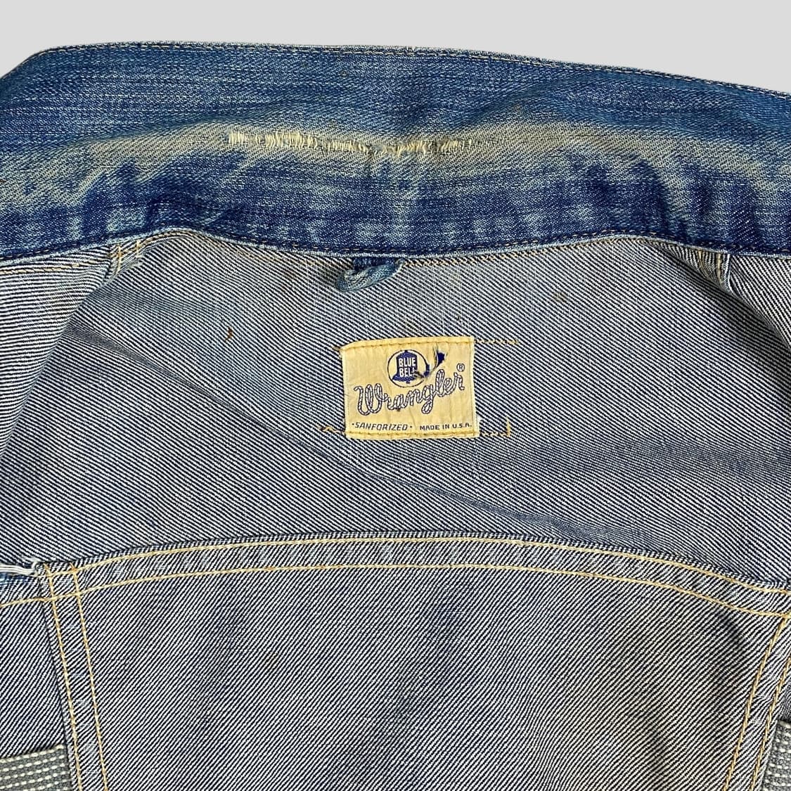 60s WRANGLER 랭글러 블루벨 24mjz 데님자켓 USA 상품이미지8