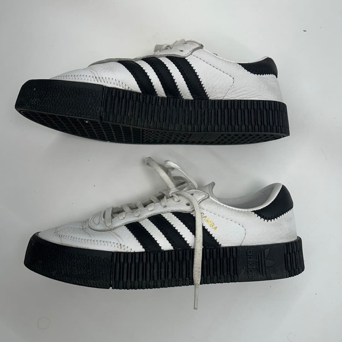 아디다스 삼바로즈 스니커즈 화이트-블랙 235 상품이미지2