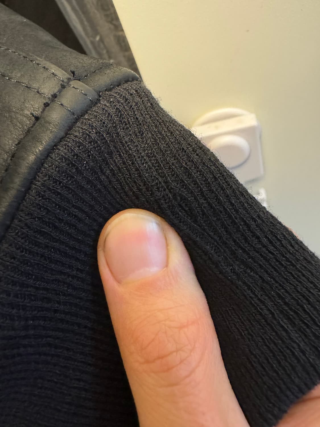 릭오웬스 인타르시아 레더 자켓 48(팔 수선) 상품이미지6