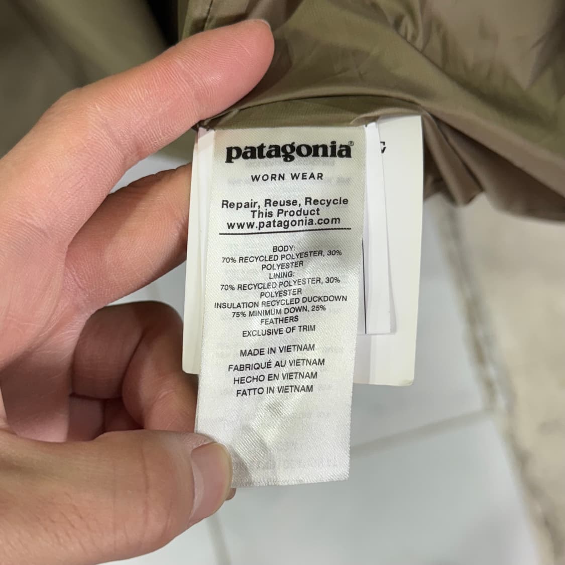 [정가 109만원] 파타고니아 고어텍스 프로즌 3 in 1 패딩 여성용 상품이미지9