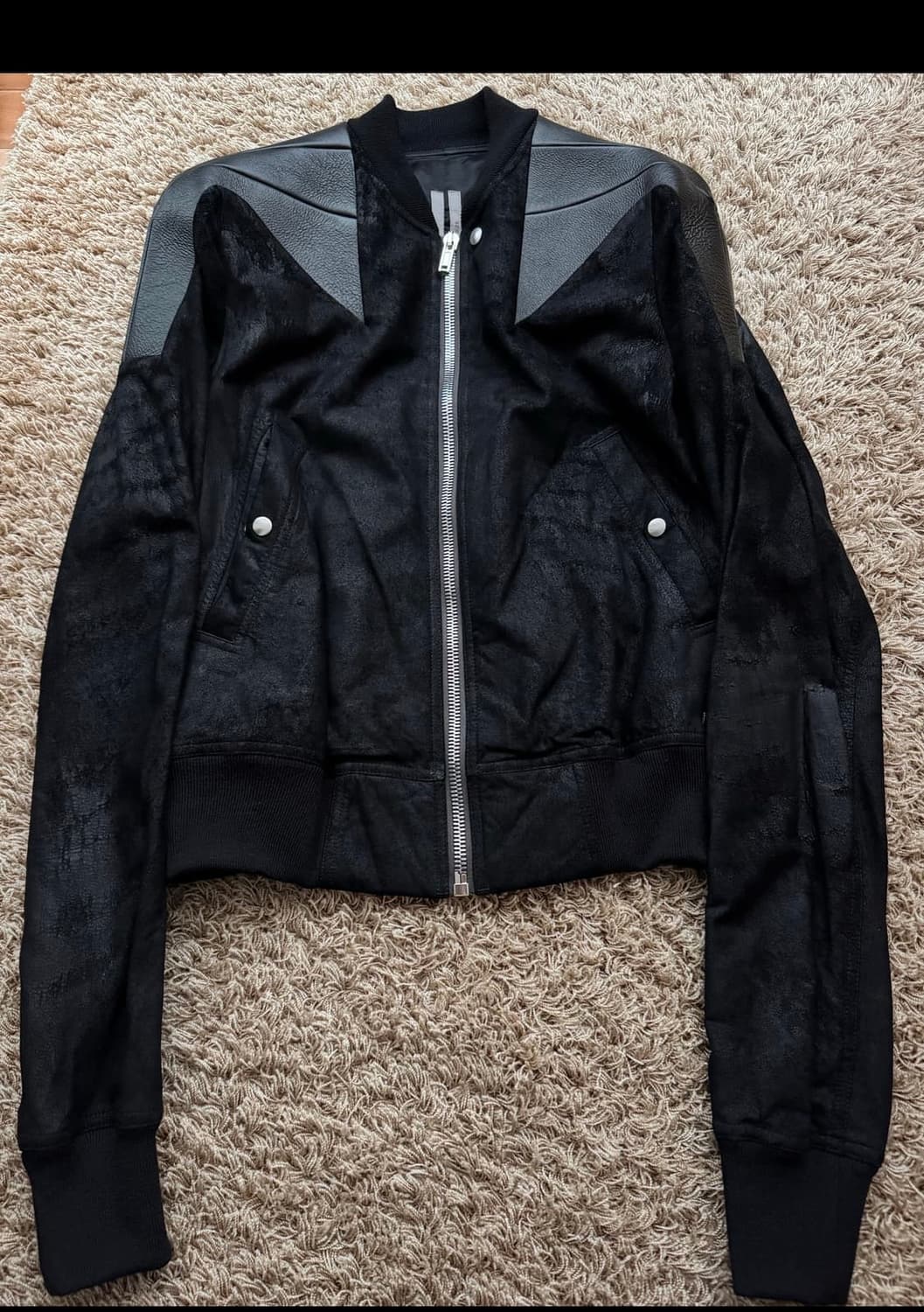 릭오웬스 21ss 플라이트 스웨이드 봄버 48 상품이미지1