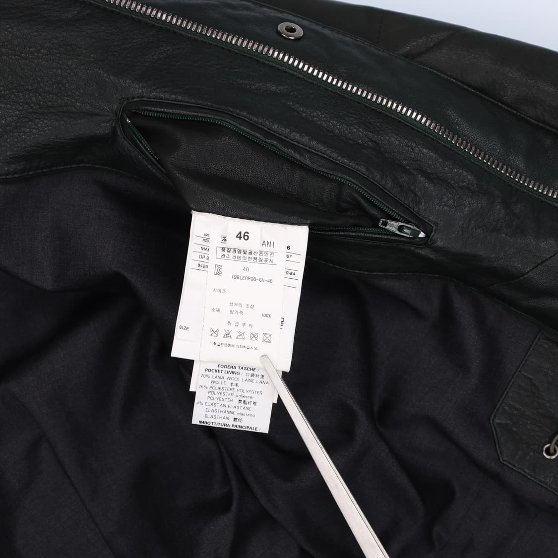 46 꼬르넬리아니 양가죽 다운 패딩 파카 점퍼 4170 상품이미지8