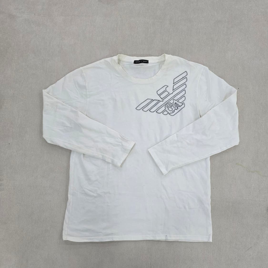 [실측확인] 남성 로고 긴팔티 1230J 상품이미지1