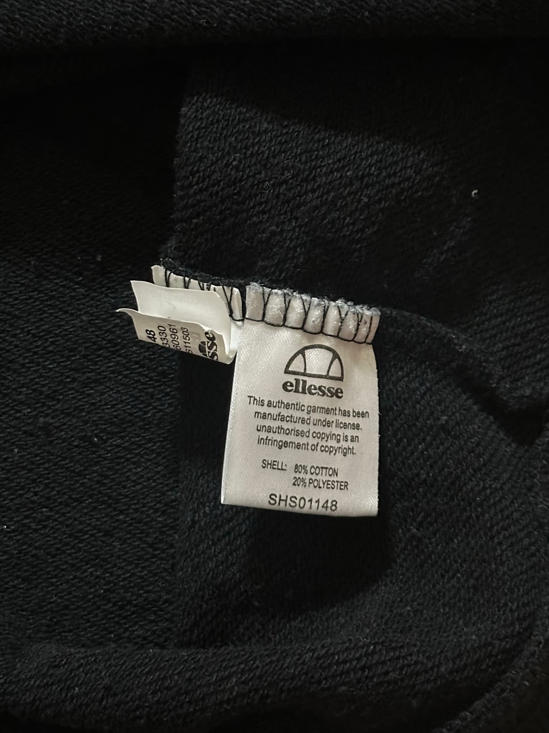 엘레쎄 ellesse 블랙 검정 맨투맨 상품이미지4