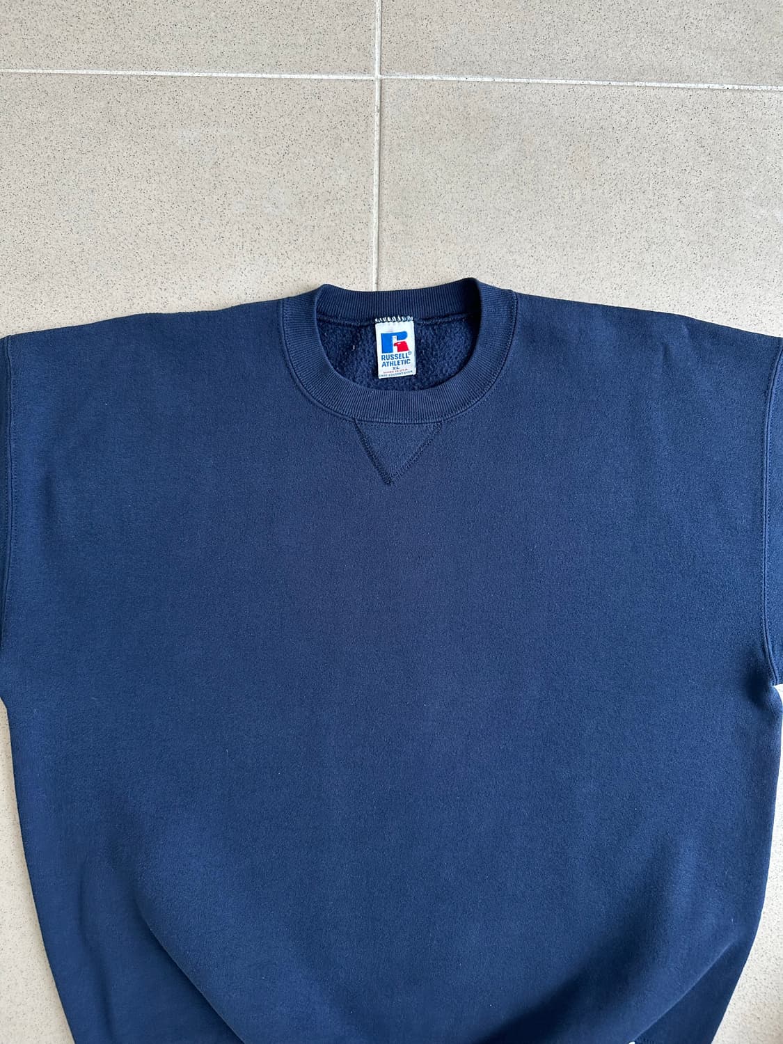 90s 빈티지 러셀 스웻셔츠 네이비 XL USA 상품이미지4